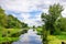 Mecklenburg River Landscape near Nehringen, Mecklenburg-Western Pomerania, Germany