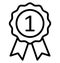 Medal, Achievement Isolated Vector Icon that can be easily modified or edited