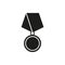 Medal icon. Victory, championship, leader. Simple vector illustration on a white background