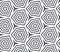 Medallion seamless pattern. Black symmetrical