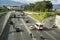 MedellÃ­n, Antioquia / Colombia - February 23, 2021. North eastern regional avenue highway megaproject with 220 thousand vehicles