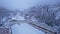 Medeo Winter Skating rink in the mountains