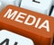 Media Key Shows Multimedia Newspapers Or Tv