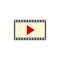 Media player, icon film, simple logo or icon