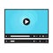 Media player interface.