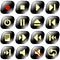 Media player vector iconset