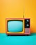 Media screen retro background vintage show old analog background entertainment video technology broadcast television