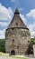 Mediaeval defensive Goncharska tower in Kamianets-Podilskyi city, Ukraine