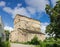 Mediaeval defensive Stefan Batory Tower in Kamianets-Podilskyi city, Ukraine