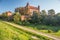 Mediaeval gothic castle in Gniew in northern Poland