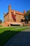 Mediaeval gothic towers of Gniew castle