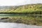 Medial Multinskiye lake. Altai mountains autumn landscape, Russia.