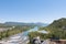 Mediano reservoir as seen from Ainsa, Spain