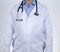 Medic professional doctor uniform and stethoscope