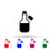 Medical alcohol multi color icon. Simple glyph, flat vector of medecine icons for ui and ux, website or mobile application