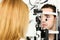 Medical attendance at the optometrist