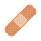 Medical band aid isolated