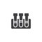 Medical Beakers vector icon