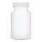 Medical bottle. White plastic supplement package