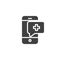 Medical chat message vector icon