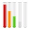 Medical chemistry vial test-tube vector