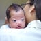 Medical, cleft lip and a pediatrician with a baby in the hospital for insurance, care or treatment. Healthcare, children