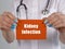 Medical concept about Kidney Infection with inscription on the page