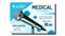 Medical Conference Creative Promo Banner Vector