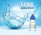 Medical contact lenses. Solution for processing lenses.