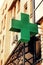 Medical cross, pharmacy, sign, green, cross, symbol, building, emergency, medical, medicine, store, drugstore, health,