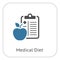 Medical Diet Flat Icon