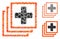 Medical docs Composition Icon of Inequal Parts