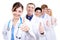 Medical doctors giving thumbs-up