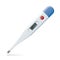 Medical electronic thermometer, vector