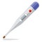 Medical electronic thermometer, vector