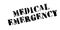 Medical Emergency rubber stamp