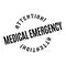 Medical Emergency rubber stamp