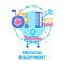 Medical Equipment Hospital Vector Concept Color flat