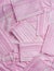 Medical face masks, pink disposable surgical masks background