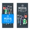 Medical flat horizontal banners concept. Vector illustration design