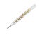 Medical glass mercury thermometer on a white background