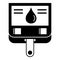 Medical glucometer icon, simple style