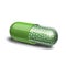 Medical green capsule with granules