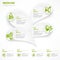 Medical green infographic elements