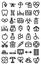 Medical and Health Bold outline isolated Vector icons set every single icon can easily edit or modify