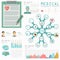 Medical and healthcare infographic, elements for creating infographics