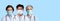 Medical Healthcare Workers Wearing Medical Face Masks Amidst Coronavirus Pandemic