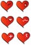 Medical heart logos