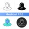 Medical hood icon