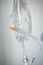 Medical Infusion package with solution and intravenous drip